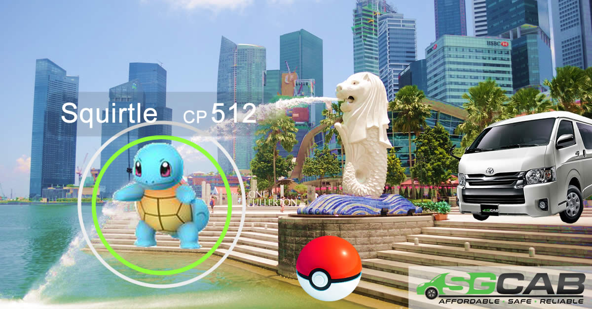 Singapore Taxi Tours For Pokemon Go Fans Trainers And Master